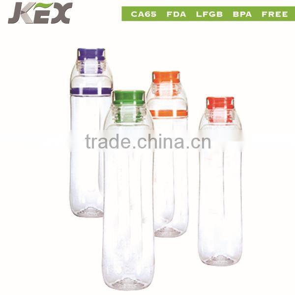 Hot new product for 2015 silicone drinking wide mouth water bottle