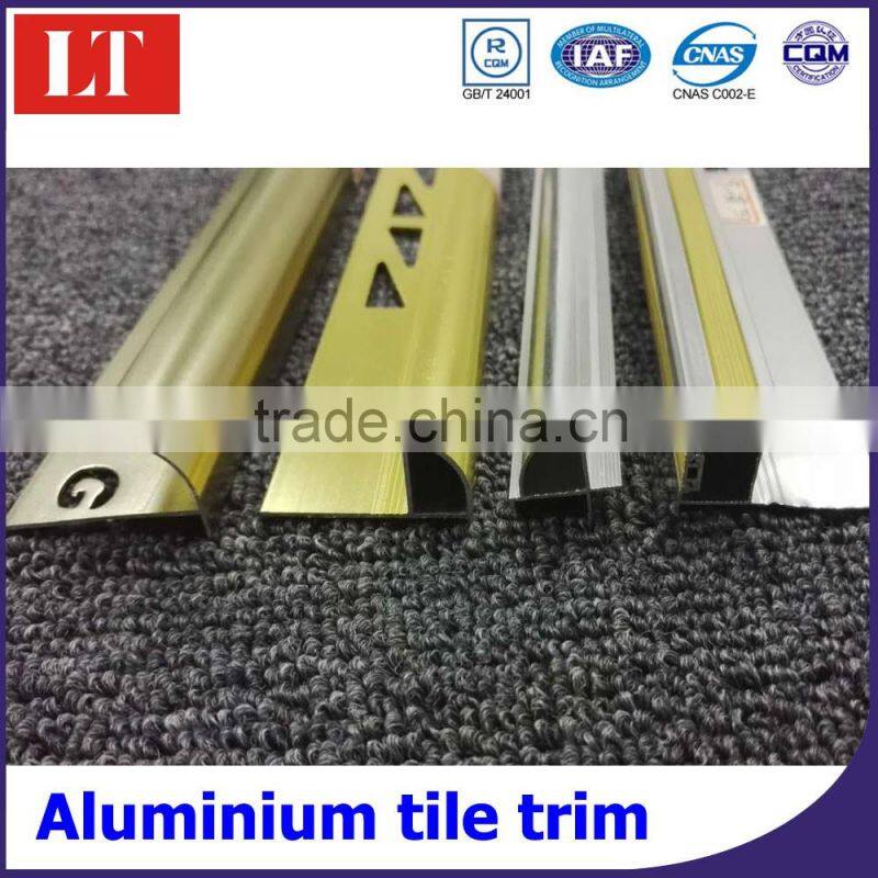 Beautiful aluminium tile trim profile tile accessories