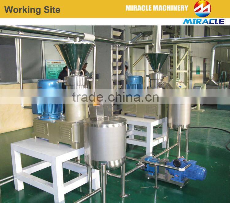 Durable and competitive price peanut seeds colloid mill for making fresh peanut butter for peanut processing industry