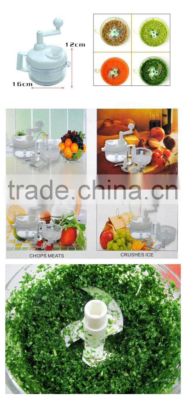 Food processor manual swift chopper vegetable salad maker