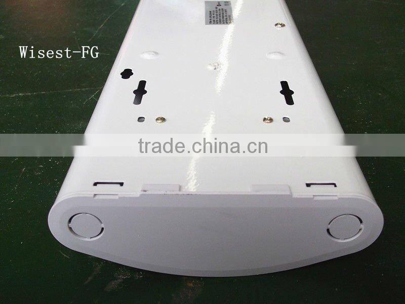 t5/t8 double tube fluorescent light fixture 2x36w with pc cover