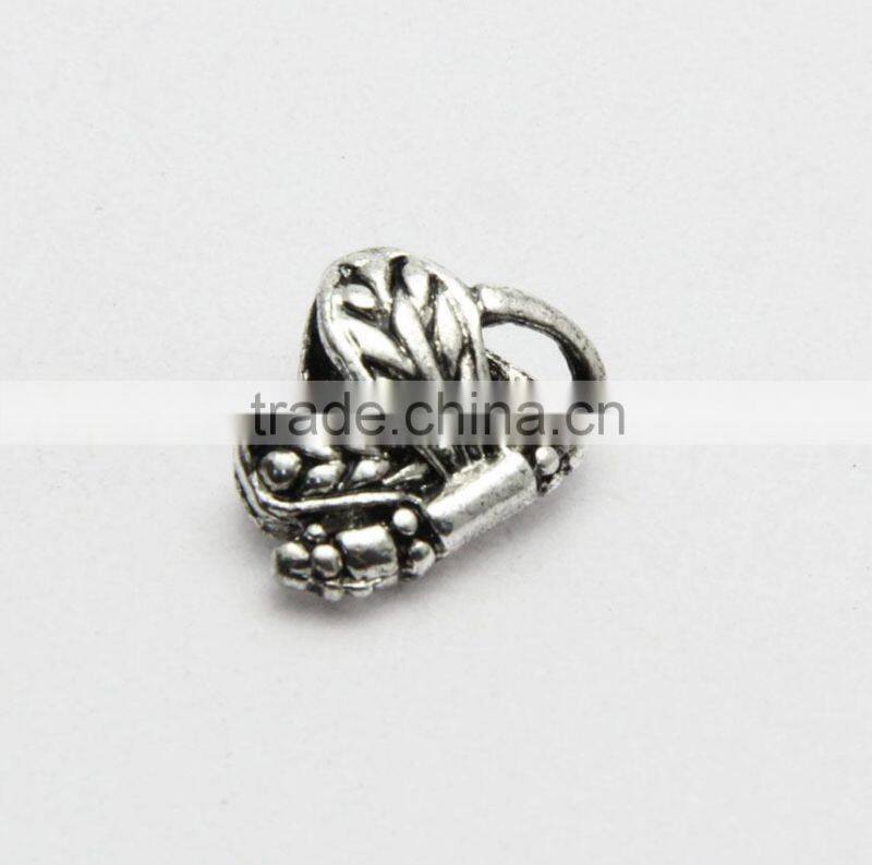 Creative Pdora Bracelet Accessories Anti-silver Large Hole Butterfly Shape Zinc Alloy Beads