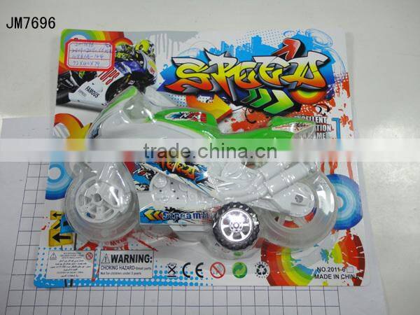 New toys plastic inertia motorcycle with light and music