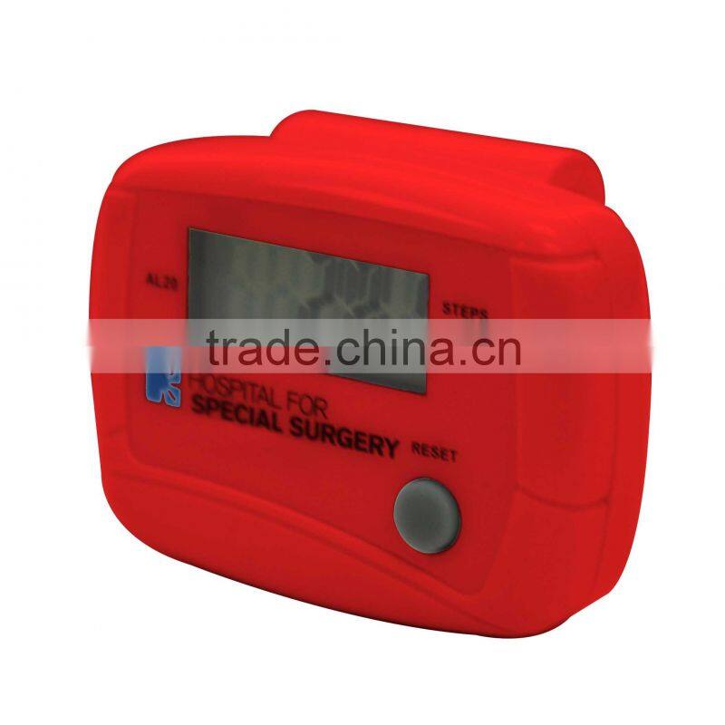 MB58D_RD Red Colorful Gift plastic ABS Case LCD display cheap pedometers for kids