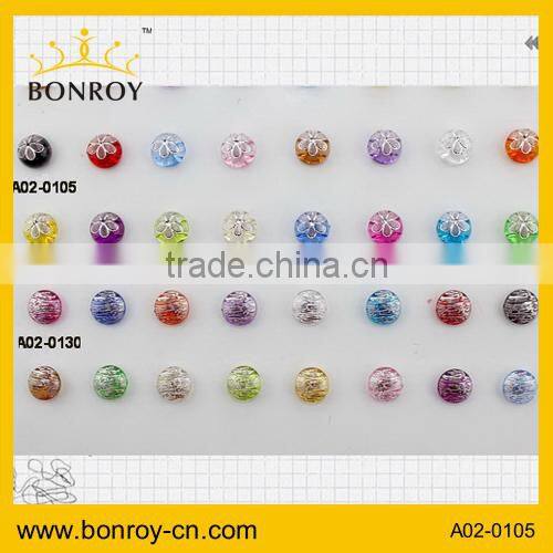 2014 China fancy acrylic button / plastic button for garments