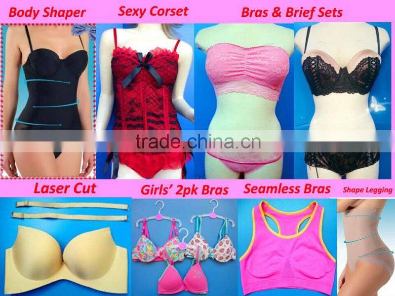 sexy&fashion plus size bra set