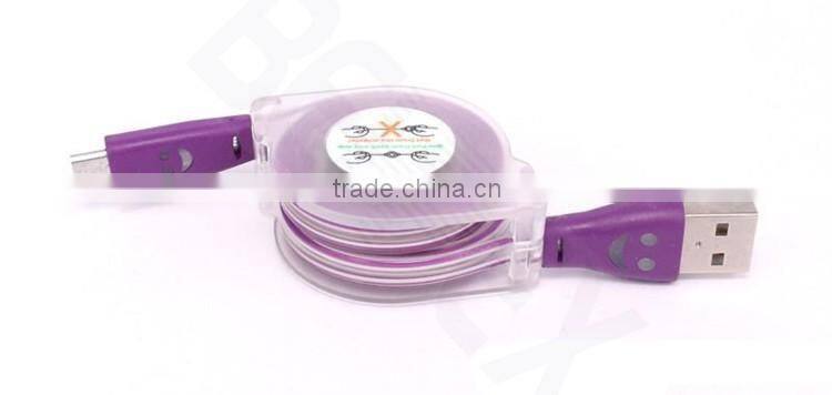 6ft 5 Pin Micro LED Light USB Charging Cable