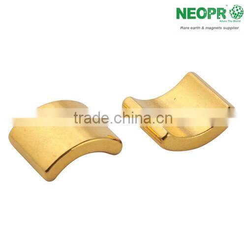 Custom high quality arc neodymium speaker magnet