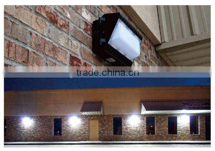 Indoor and outdoor ip65 9W 48w led wall pack light DLC ETL CE RoHS
