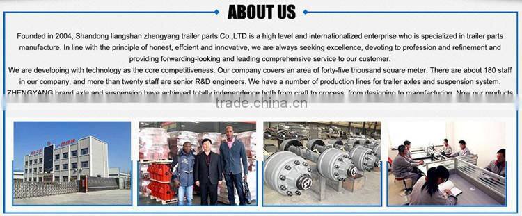 High quanlity good performance semi trailer FUWA axle 14T round tube