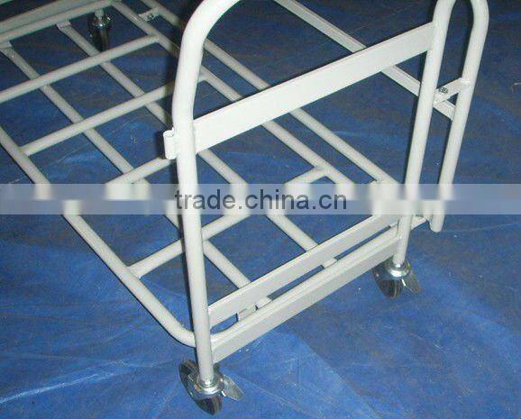 folding rolling cart, rolling cage cart, tool cart, industrial rolling cart, warehouse rolling cart