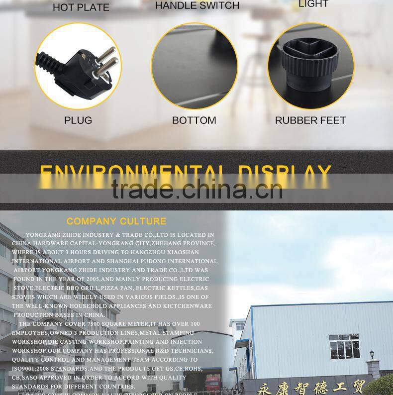 Portable BBQ grill pan with designed logo from clients Cnzidel