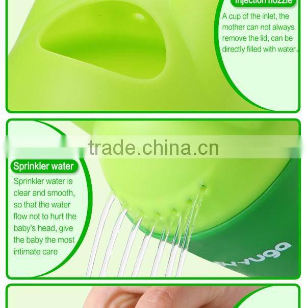 frog shape baby shampoo rinse cup