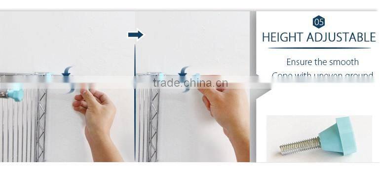 Utility 5-tier metal adjustable wire storage for sale