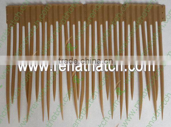 aluminum thatch, aluminum straw