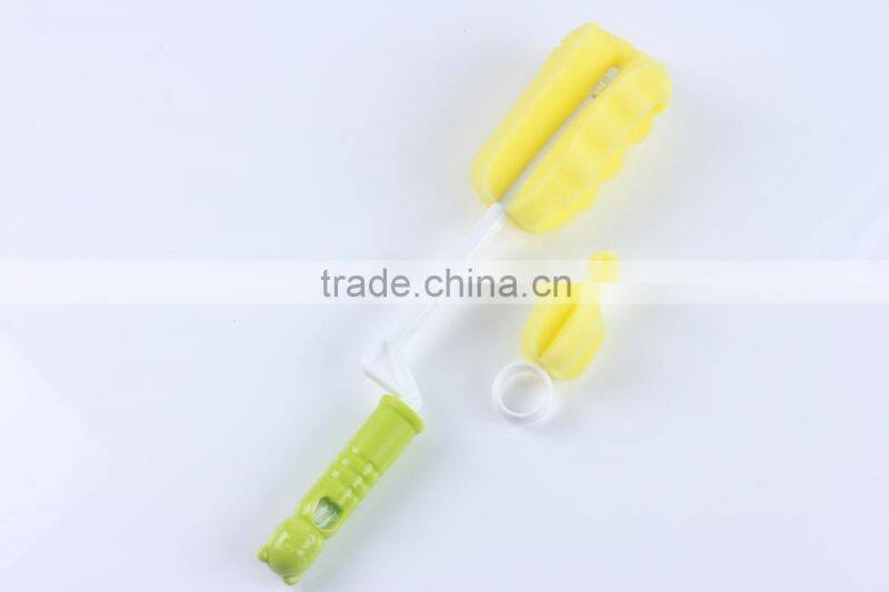 PP and sponge brush baby feeding bottle clean brush baby feeder bottle brush