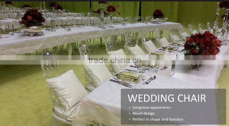 wholesale clear acrylic wedding banquet dining chair