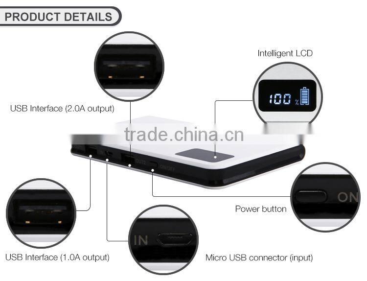 High quality customized power banks/Ultralight power backup pack