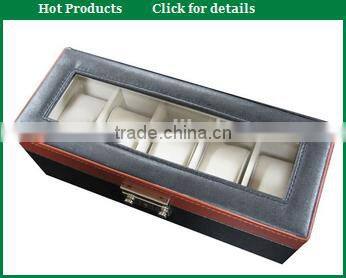 high quality customized leather watch box for display