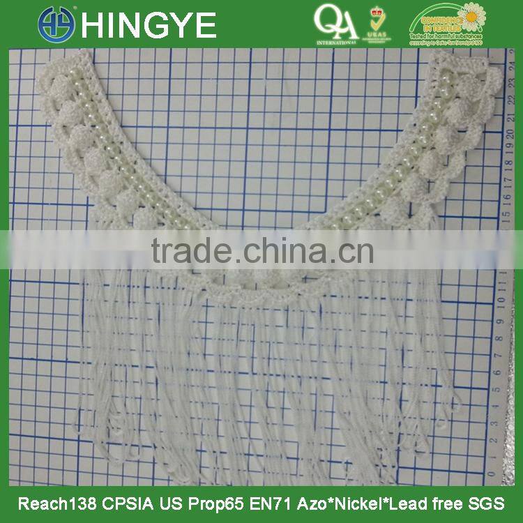 New arrival white knit collar for garment decoration M103