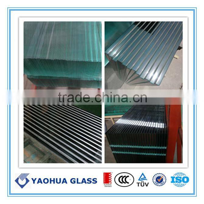 4mm Tempered Curved Glass for Building
