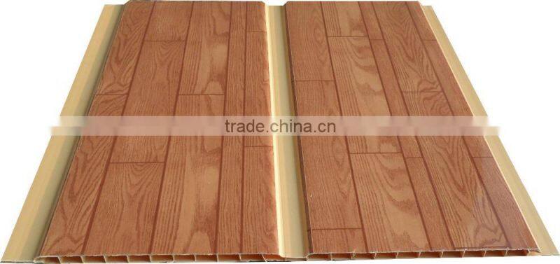 Trinidad 10'' middel groove plastic ceiling with shine gold strip G131