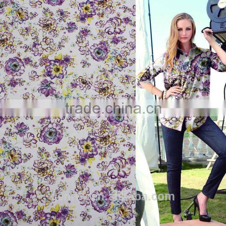 print knit fabric factory direct sale poly knit spandex print polyester printed fabric