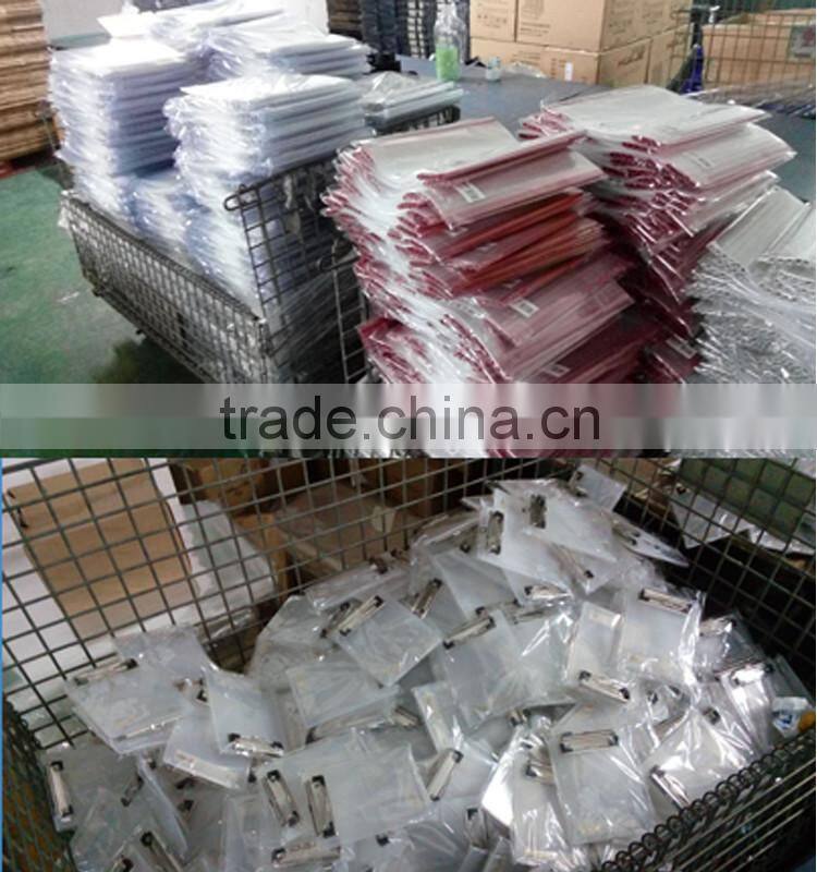 Office staionery A4 18 micrometers PP clear bag with button