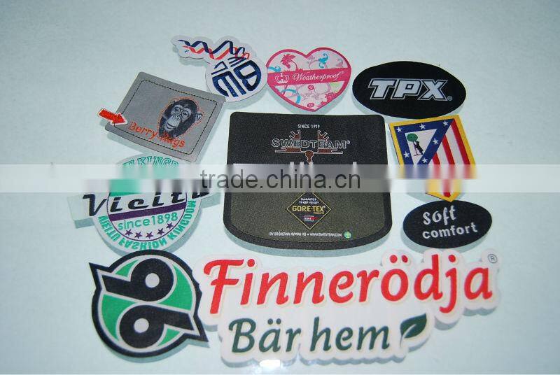 Good price, high density and good looking damask garment woven label