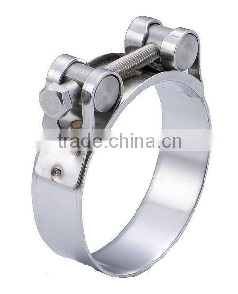 stainless steel heavy duty pipe clamp