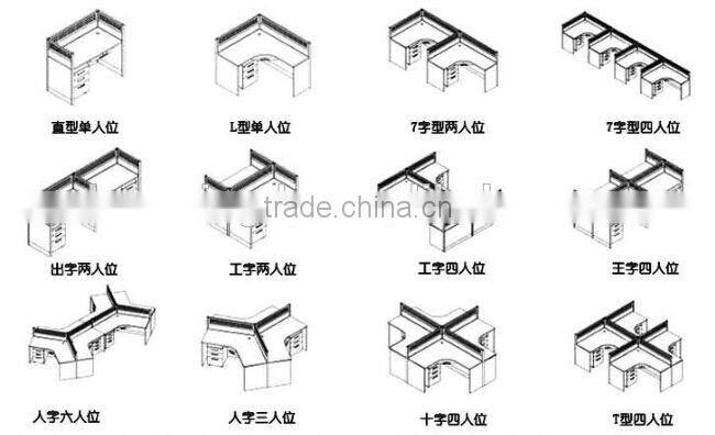 high end modern glass office desk TC176