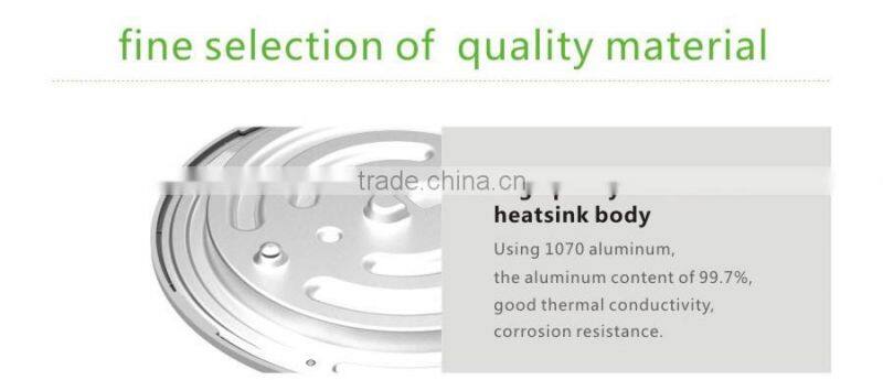 18W 6 Inch Ultra-thin LED Panel Light Downlight Round Shape with White Color