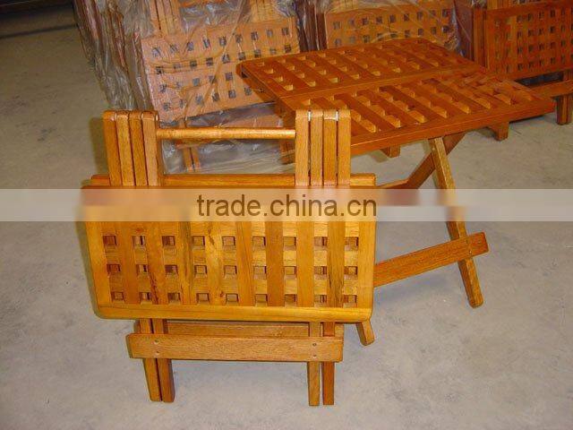 Hot Popular Outdoor Furniture Picnic Folding Table/Small Wooden Folding Table