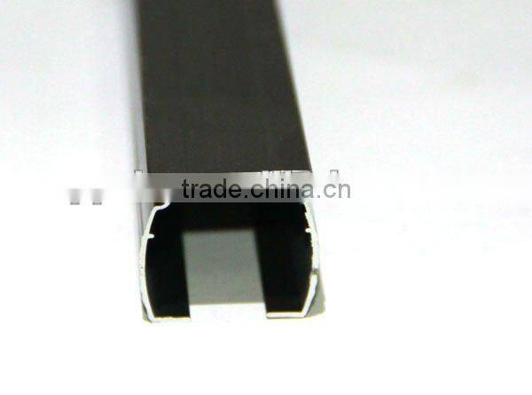 Aluminum alloy extrusions of curtain track