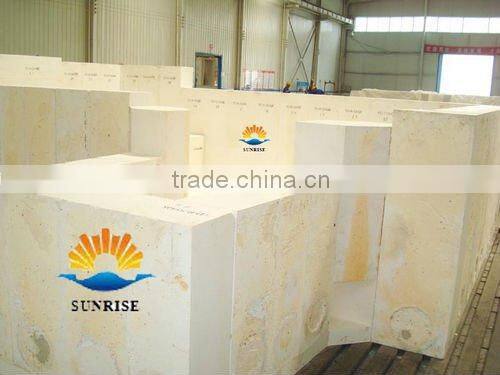 for glass furnace types of refractory bricks fused cast AZS blocks