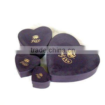 wooden suede chair ring boxes