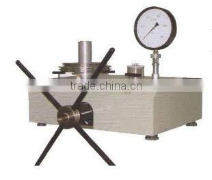 high pressure piston dead weight pressure tester