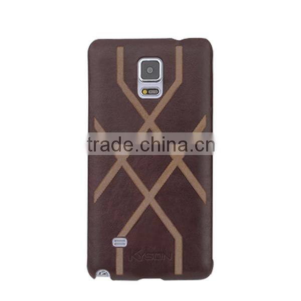 Brown Luxury Genuine Leather BackCover Case cover For Samsung Note 5, reliable partner