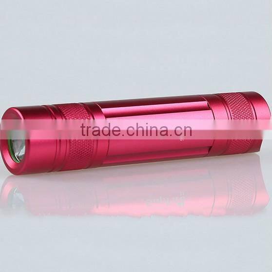 Supfire mini gift led flashlight with 3 colors