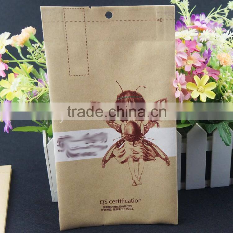 food grade vacuum snacks packing bag with printing , side gusset lamination packing bag