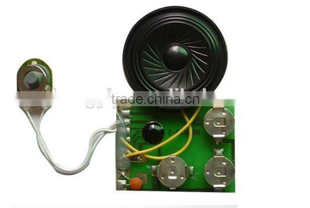 mini battery operated music sound electronic light and sound module for greeting card