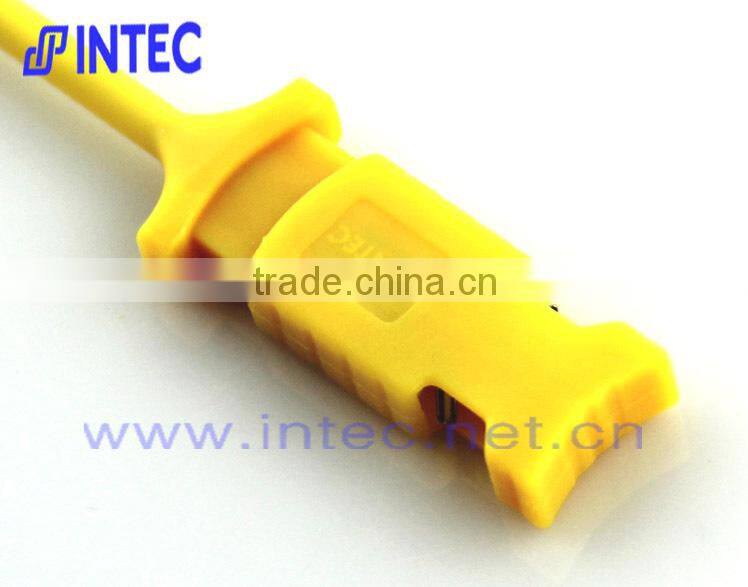 High-quality Test Hook for Logic Analyzer mini grabber SMD IC test hook clip jumper probe yellow I00232