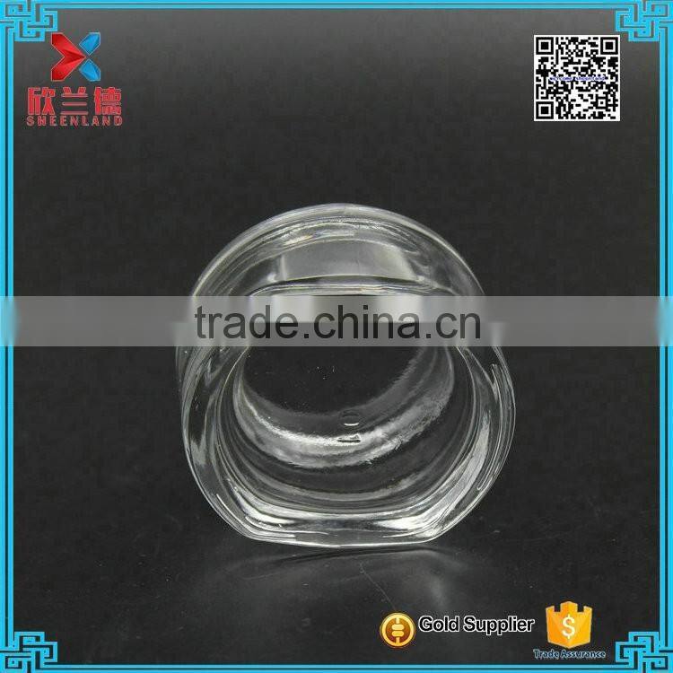 60ml airless glass cosmetic jars for body cream containers