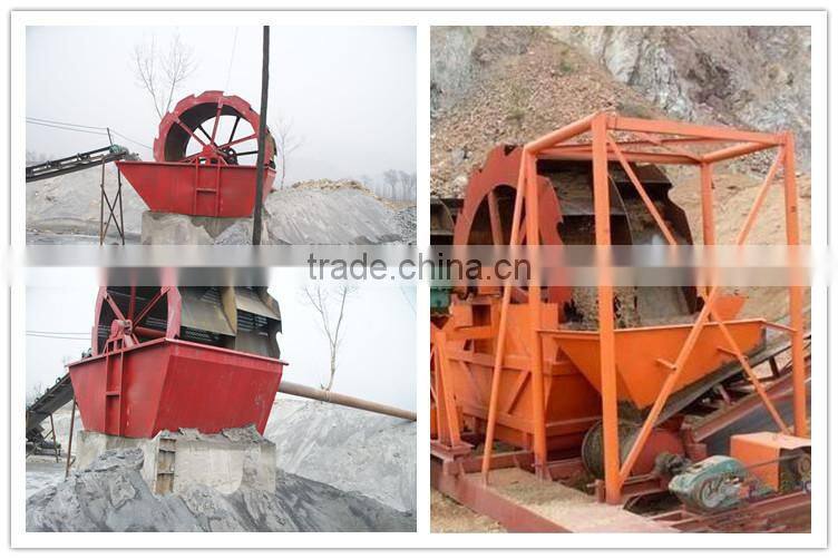 Mining sand washer with low cost of operation