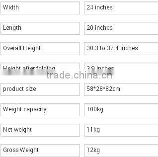 Good quality factory price folding with castor walker purple label with wheels