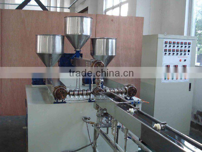 straw machine--three colours co-extrude extrusion line