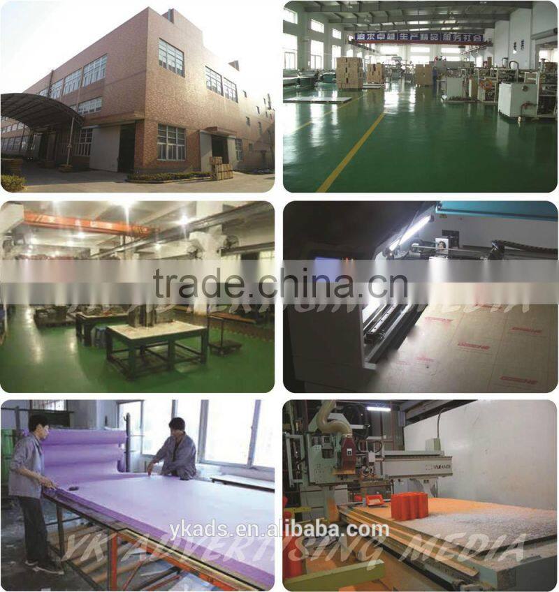 Led panel 600x600 customized low power consumption CE UL RoHS Single or double sides adverting