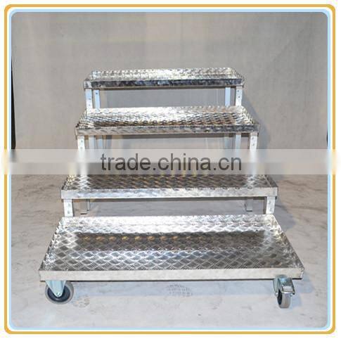 metal flower display racks, khockdown display racks