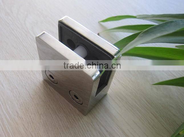 stainless steel glass connector round glass clamp fittings for glass