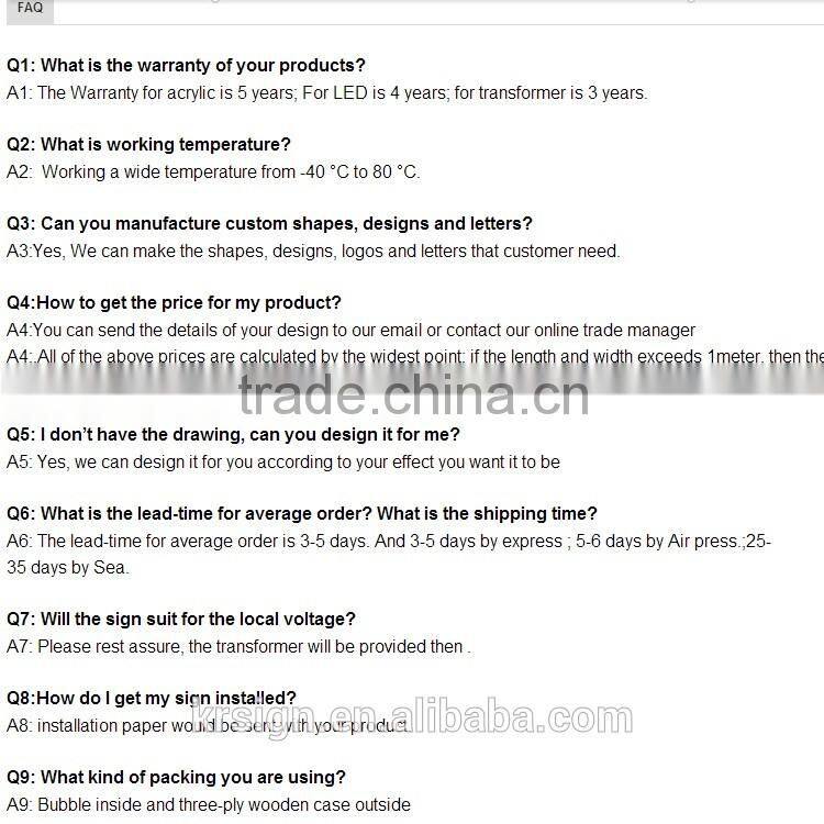 3d Sign Letters ,fluorescent sign letters